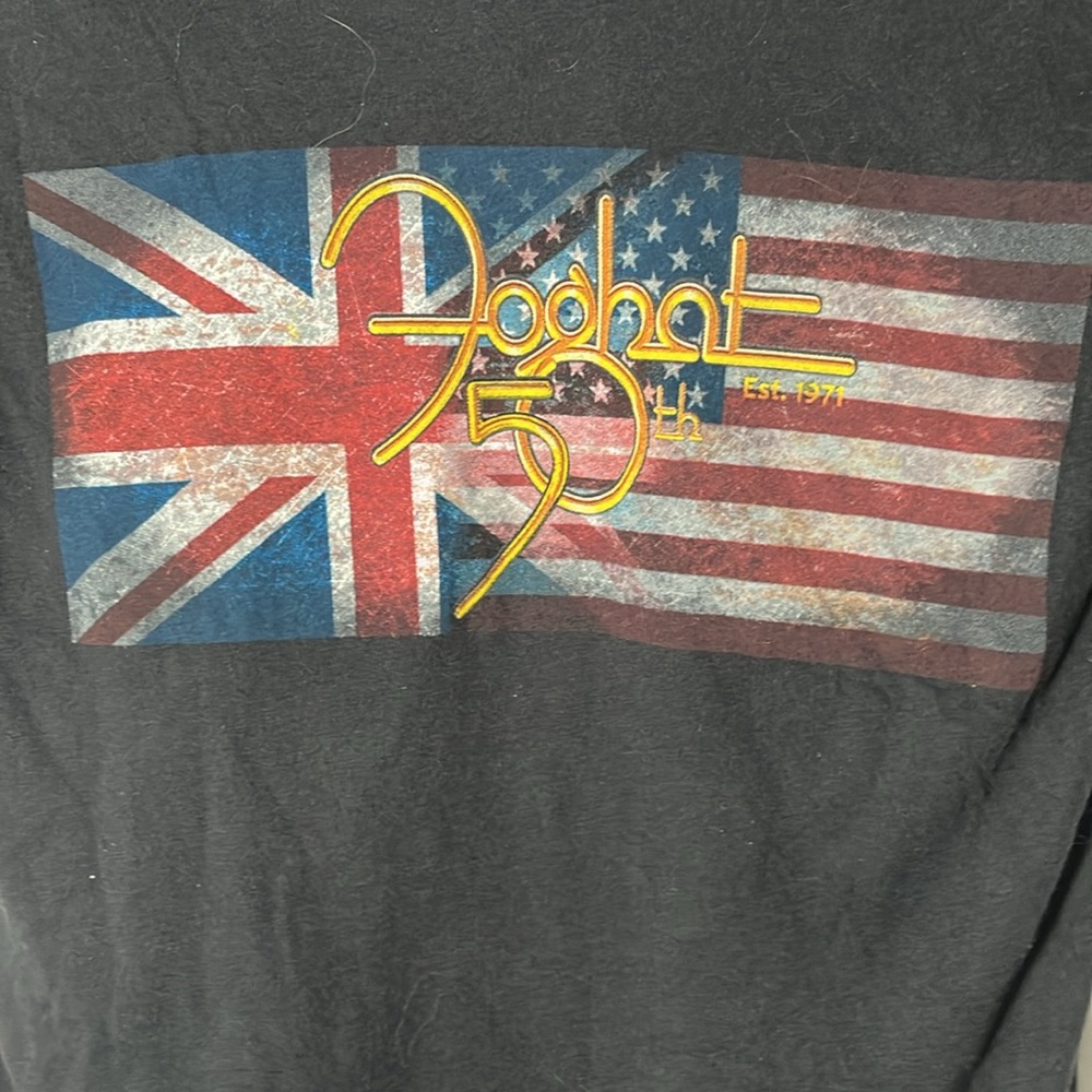 Foghat Black Graphic Short Sleeve Concert Tee - Picture 2 of 11